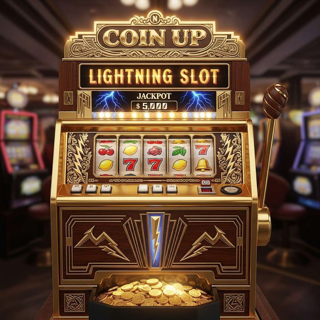 Coin Up: Lightning Smiling bearded man looking at the camera